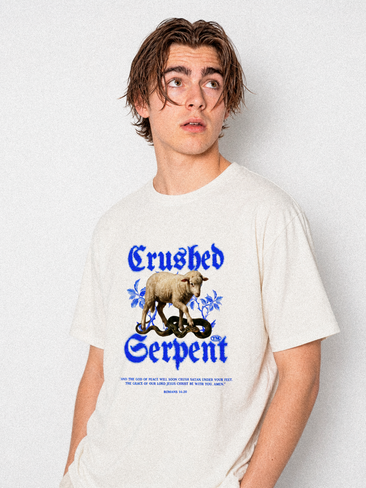 Archive Nº01 — Crushed the Serpent - Oversized Branca